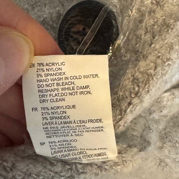 RD Style Elliot Button Sweater in Gray NWT Size 2XL - Picture 8 of 10